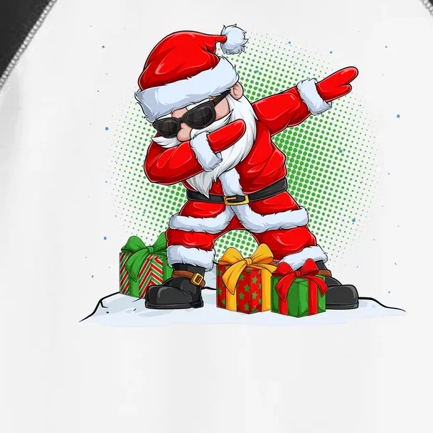 Funny Christmas Dabbing Santa Claus Toddler Fine Jersey T-Shirt