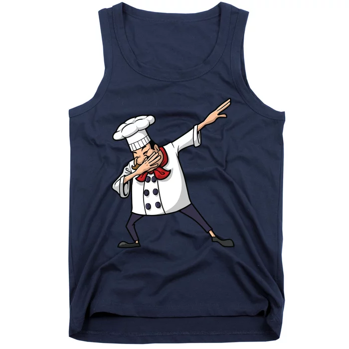 Funny Chef Design For Men Women Cook Hiphop Dabbing Dance Tank Top