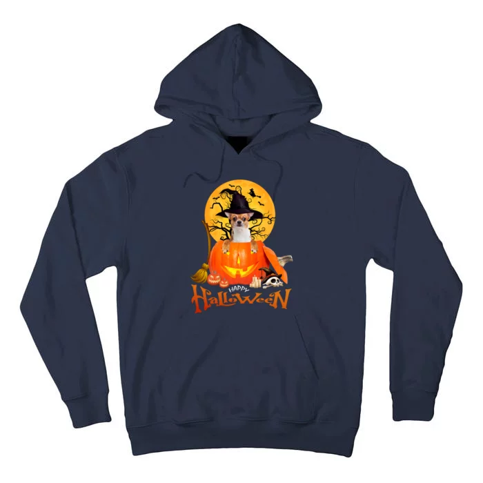 Funny Chihuahua Dog Spooky Halloween Tall Hoodie