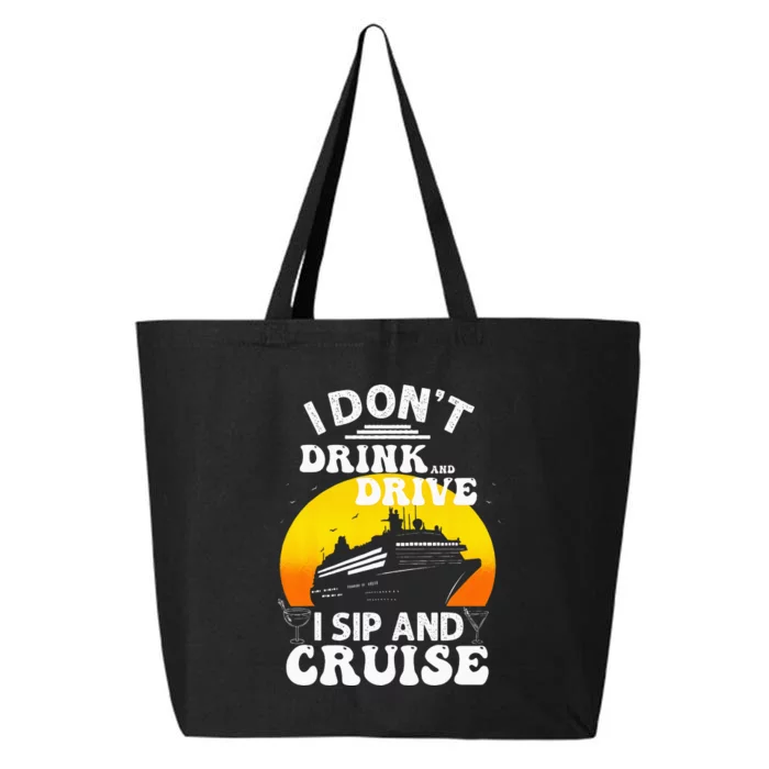 Funny Cruise Design For Women Cruise Vacation Boat Trip 25L Jumbo Tote