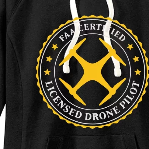 FAA Certified Drone Pilot Women's Fleece Hoodie