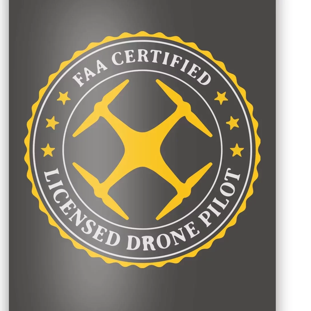 FAA Certified Drone Pilot Poster