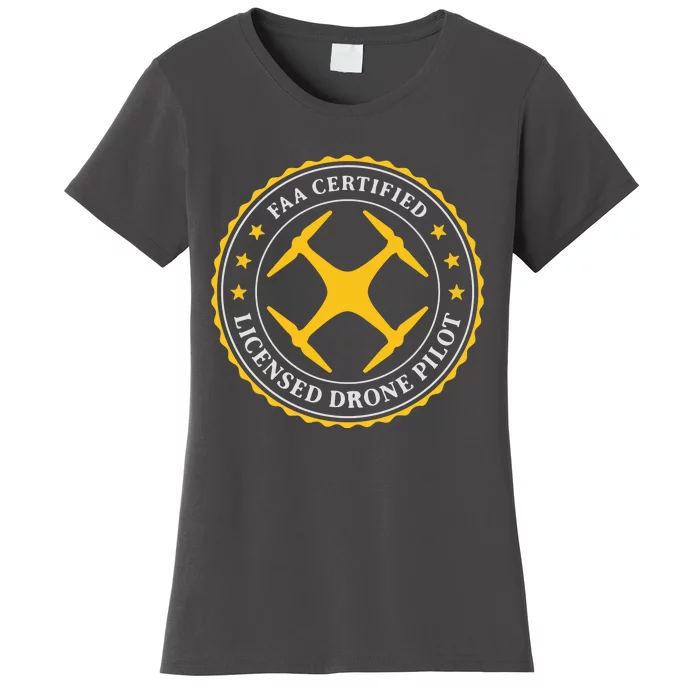 FAA Certified Drone Pilot Women's T-Shirt