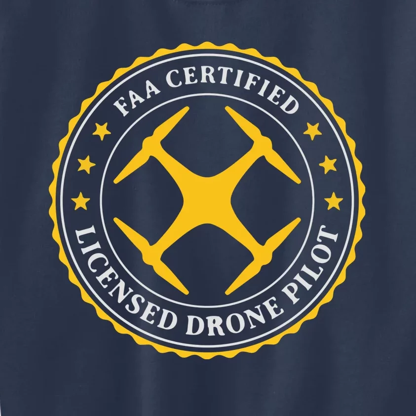 FAA Certified Drone Pilot Kids Sweatshirt