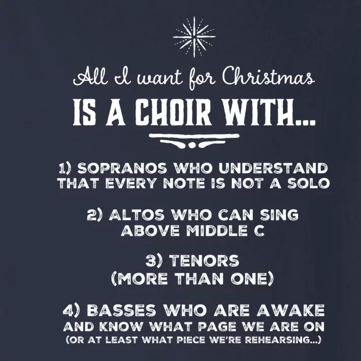 Funny Choir Director Design The Perfect Christmas Gift! Toddler Long Sleeve Shirt