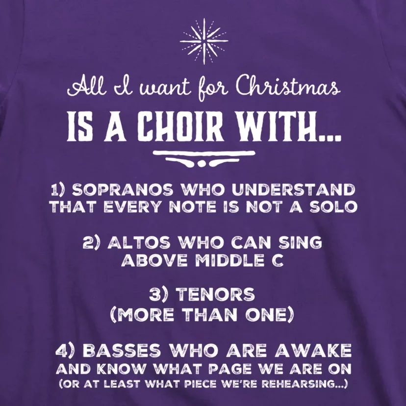 Funny Choir Director Design The Perfect Christmas Gift! T-Shirt