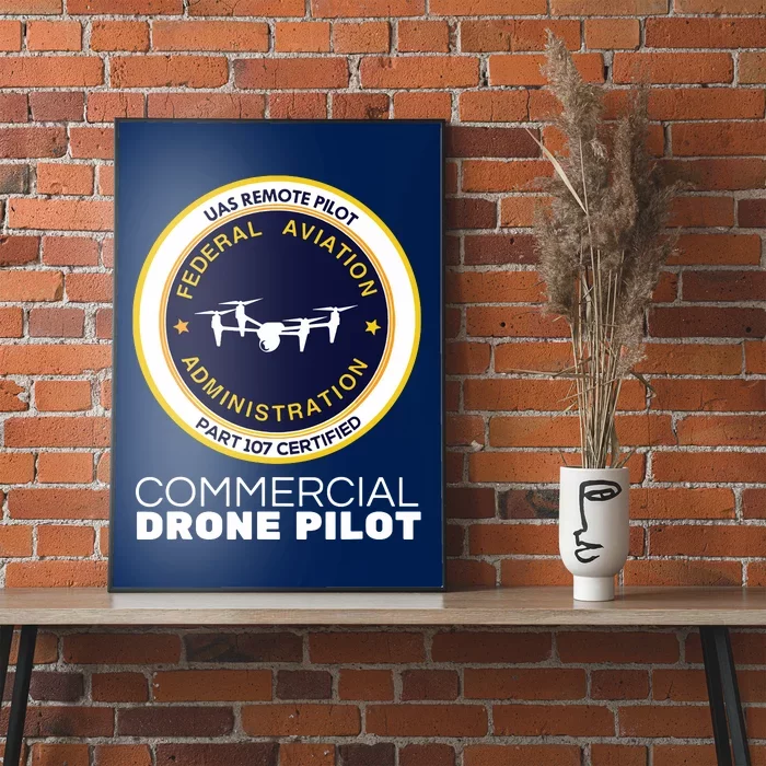 FAA Commercial Drone Pilot Poster