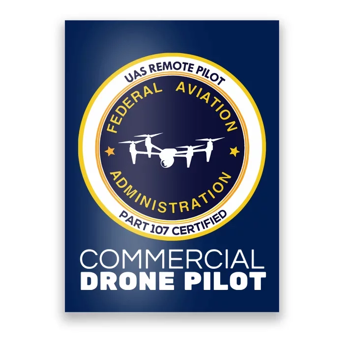 FAA Commercial Drone Pilot Poster