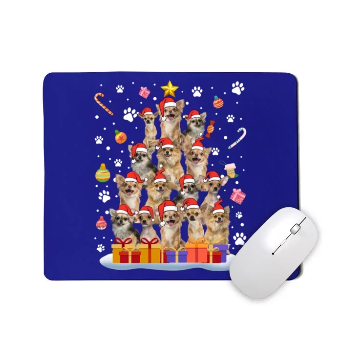 Funny Chihuahua Dog Ugly Sweater Christmas Tree Xmas Gift Mousepad