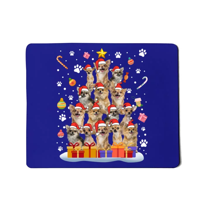 Funny Chihuahua Dog Ugly Sweater Christmas Tree Xmas Gift Mousepad