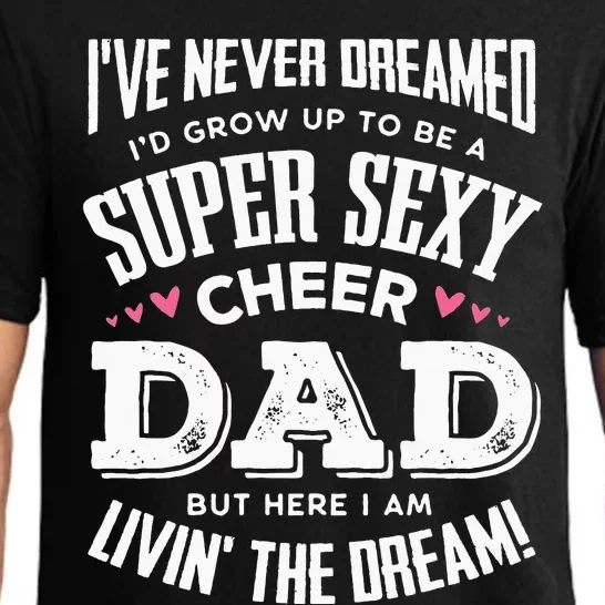 Funny Cheerleading Dad Father Cheer Dad Pajama Set