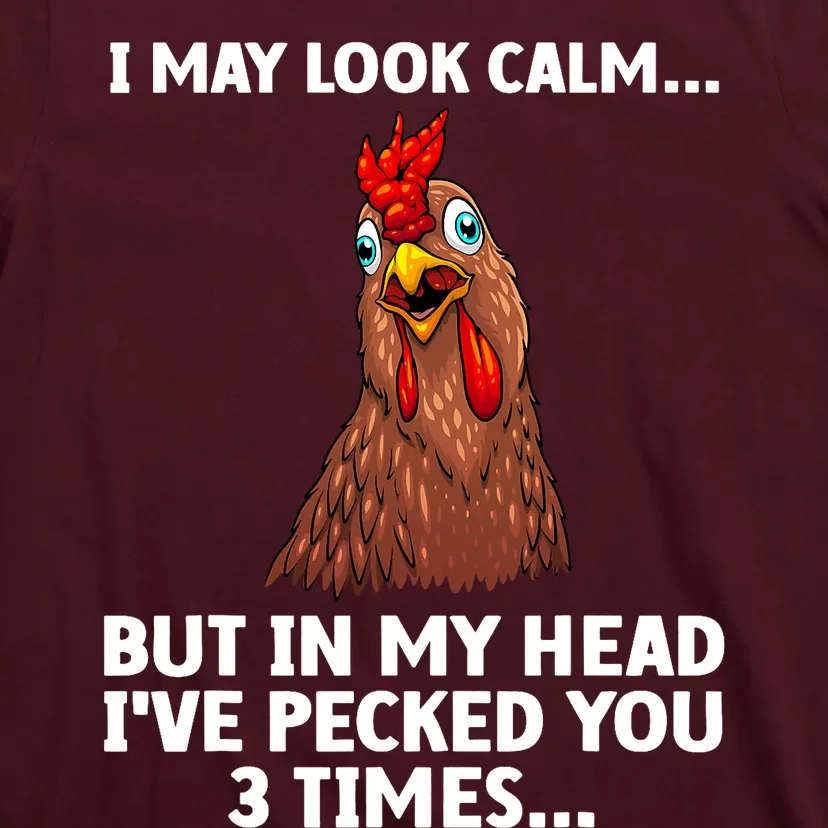 Funny Chicken Design Poultry Chicken Farmer T-Shirt