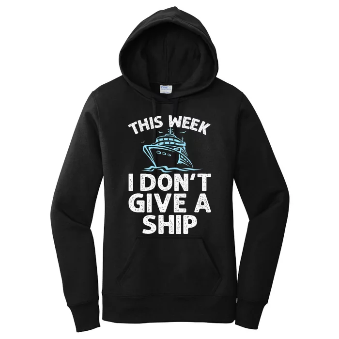 Funny Cruise Design For Women Cruise Ship Cruising Lover Women's Pullover Hoodie