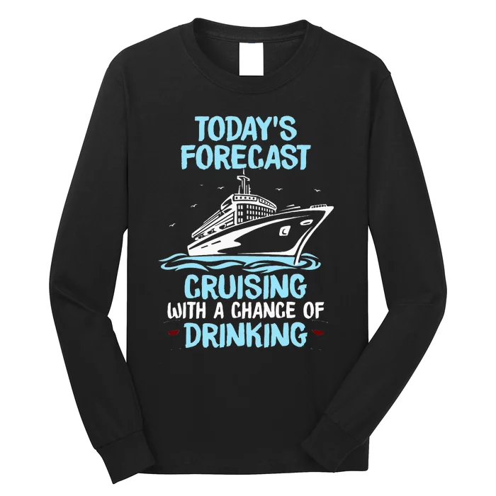 Funny Cruise Design For Cruising Boat Trip Lovers Long Sleeve Shirt