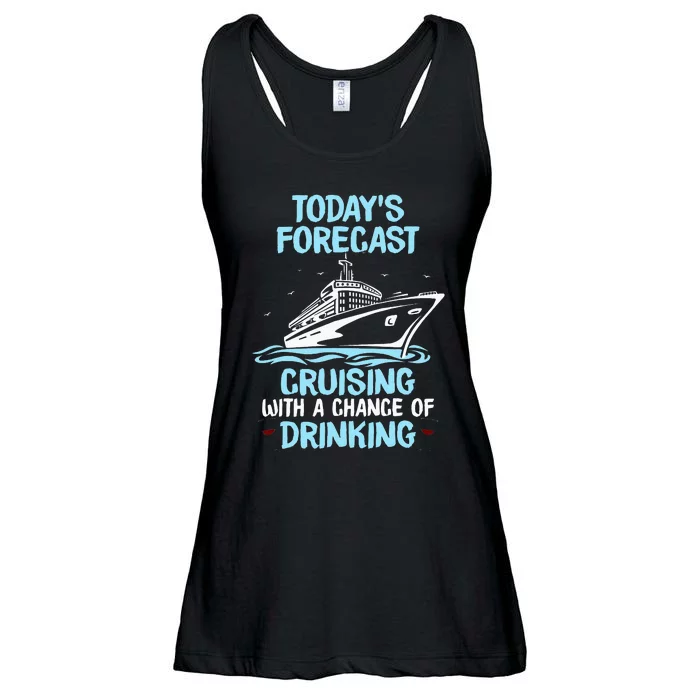 Funny Cruise Design For Cruising Boat Trip Lovers Ladies Essential Flowy Tank