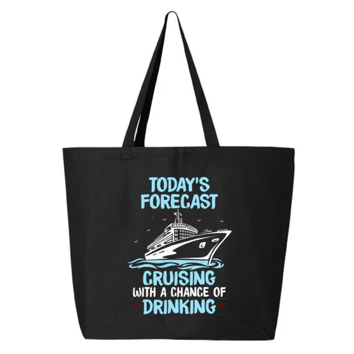 Funny Cruise Design For Cruising Boat Trip Lovers 25L Jumbo Tote