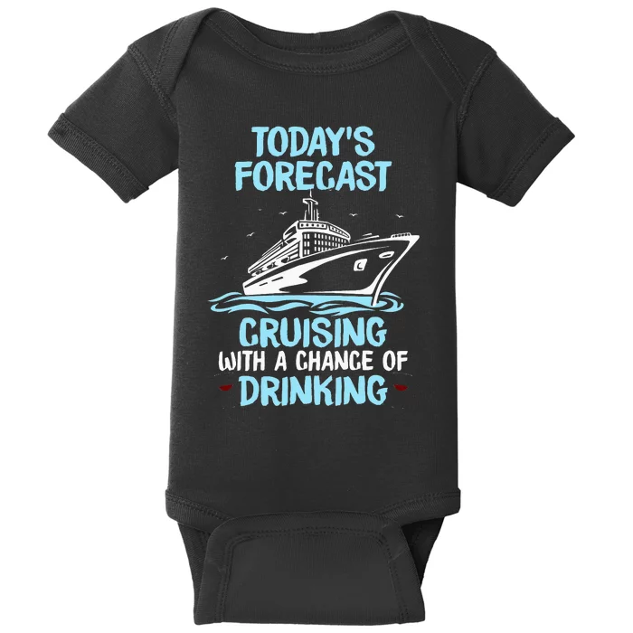 Funny Cruise Design For Cruising Boat Trip Lovers Baby Bodysuit