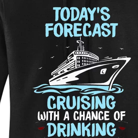 Funny Cruise Design For Cruising Boat Trip Lovers Women's Pullover Hoodie