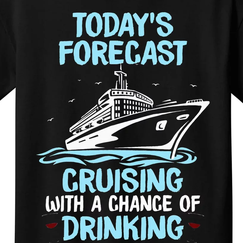 Funny Cruise Design For Cruising Boat Trip Lovers Kids T-Shirt