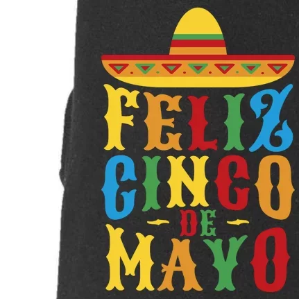 Feliz Cinco De Mayo Doggie 3-End Fleece Hoodie