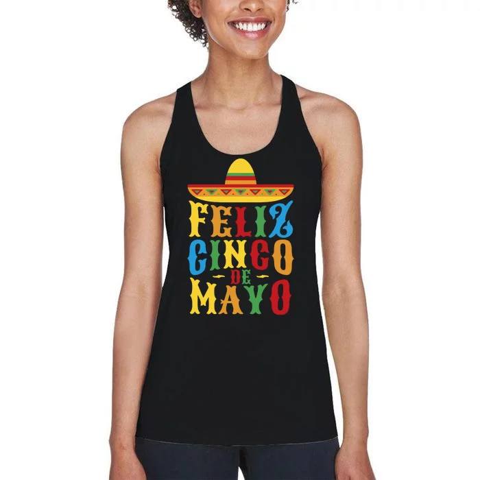 Feliz Cinco De Mayo Women's Racerback Tank