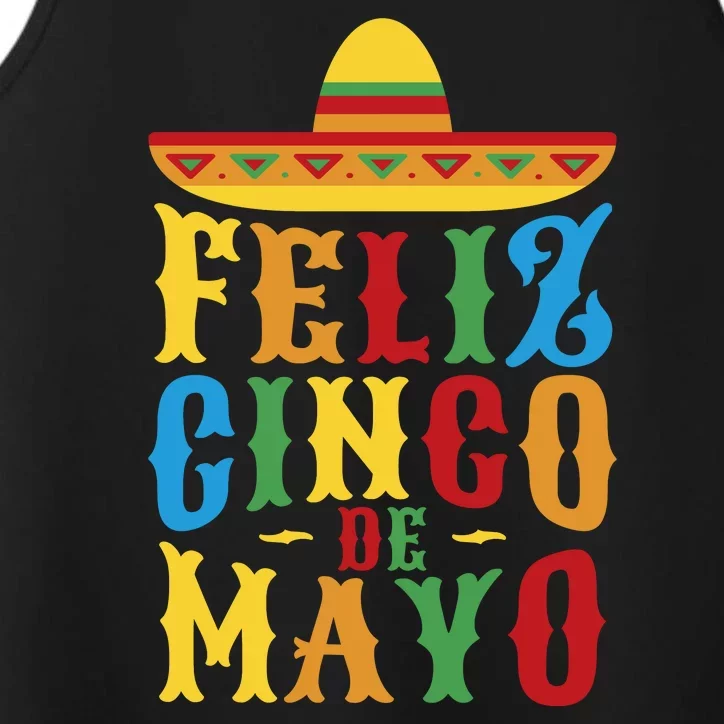 Feliz Cinco De Mayo Performance Tank