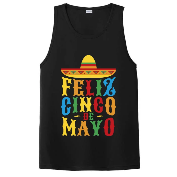 Feliz Cinco De Mayo Performance Tank