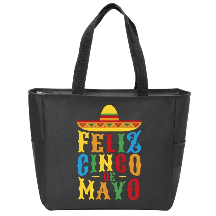 Feliz Cinco De Mayo Zip Tote Bag