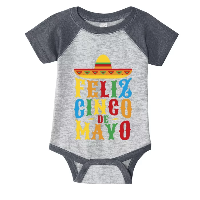 Feliz Cinco De Mayo Infant Baby Jersey Bodysuit