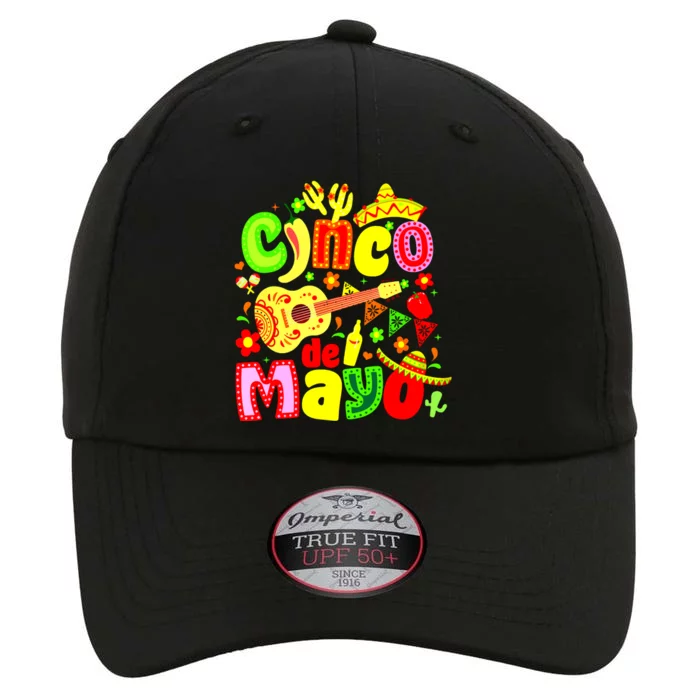 Funny Cinco De Mayo Mexican Guitar Cactus Lets Fiesta The Original Performance Cap