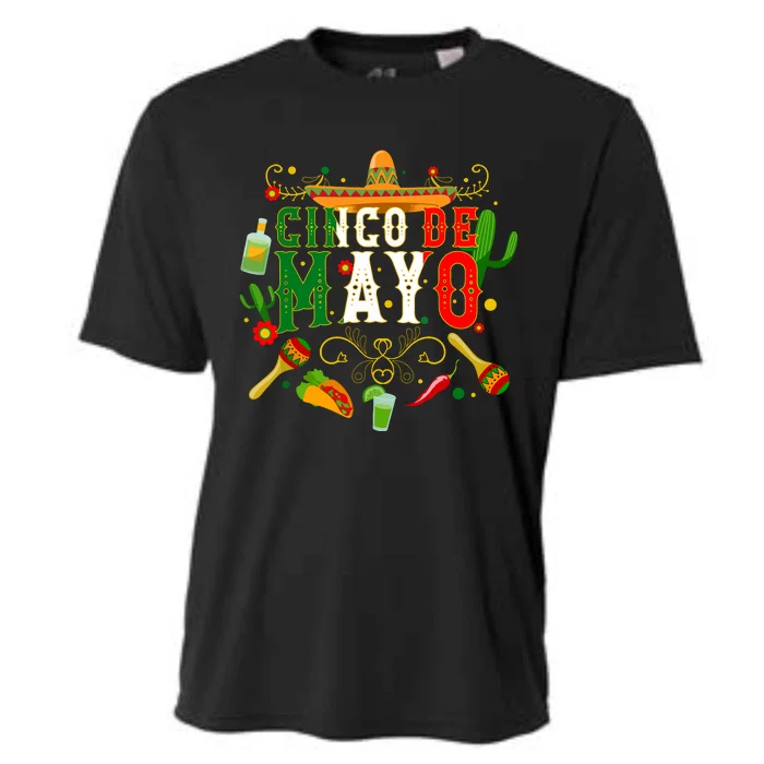 Fiesta Cinco De Mayo T Women Taco Cooling Performance Crew T-Shirt