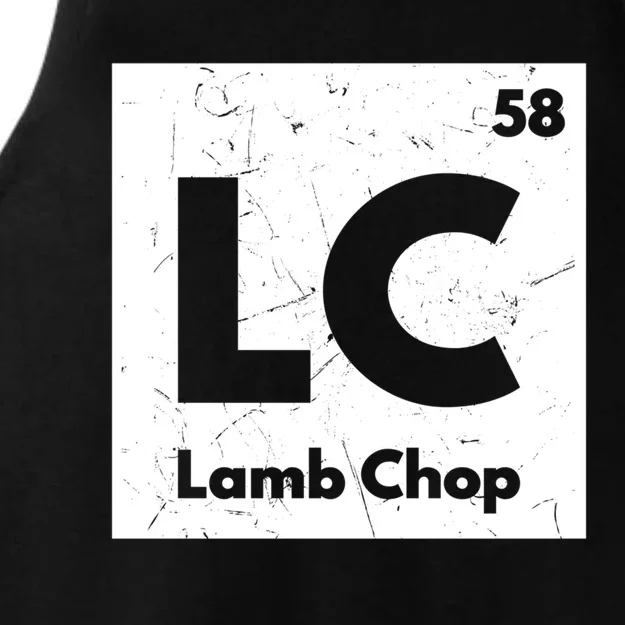 Funny Chemistry Elet Joke Lamb Chop Lamb Lovers Gift Ladies Tri-Blend Wicking Tank