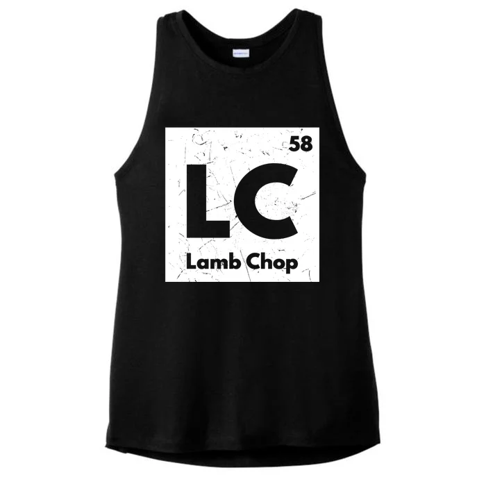 Funny Chemistry Elet Joke Lamb Chop Lamb Lovers Gift Ladies Tri-Blend Wicking Tank