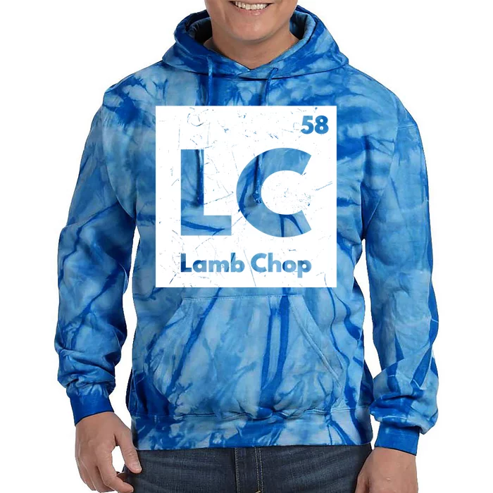 Funny Chemistry Elet Joke Lamb Chop Lamb Lovers Gift Tie Dye Hoodie