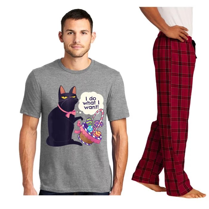 Funny Cat Easter What I Want Easter Basket Stuffers Pajama Set