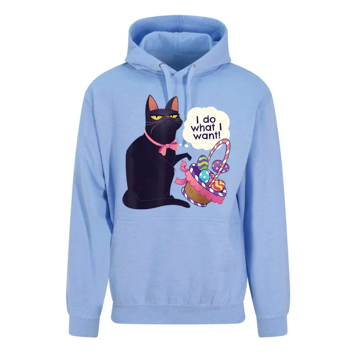 Funny Cat Easter What I Want Easter Basket Stuffers Unisex Surf Hoodie