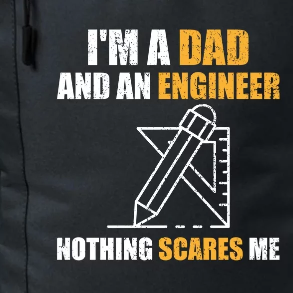 Funny Civil Engineering Fathers Day Dad Mechanical Engineer Funny Gift Daily Commute Backpack