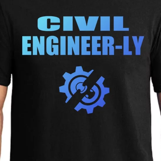 Funny Civil Engineer Student Nearly Engineer Major Pun Cool Gift Pajama Set