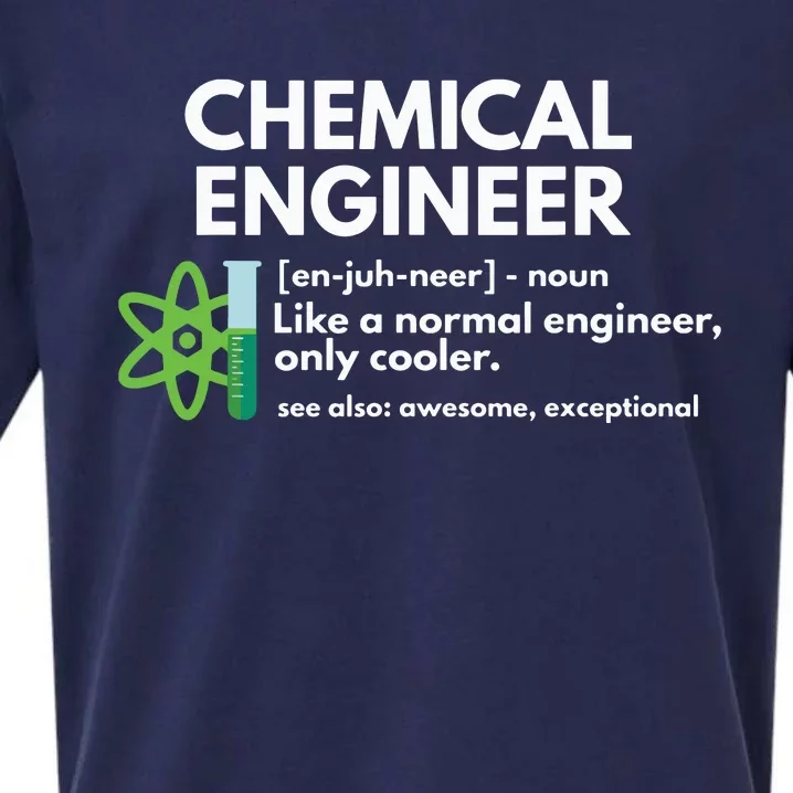 Funny Chemical Engineer Definition Engineering Sueded Cloud Jersey T-Shirt