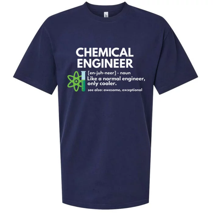 Funny Chemical Engineer Definition Engineering Sueded Cloud Jersey T-Shirt