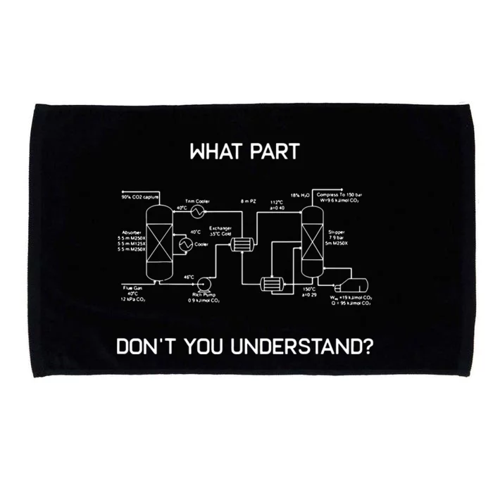 Funny Chemical Engineer Shirts Chemical Engineering Microfiber Hand Towel