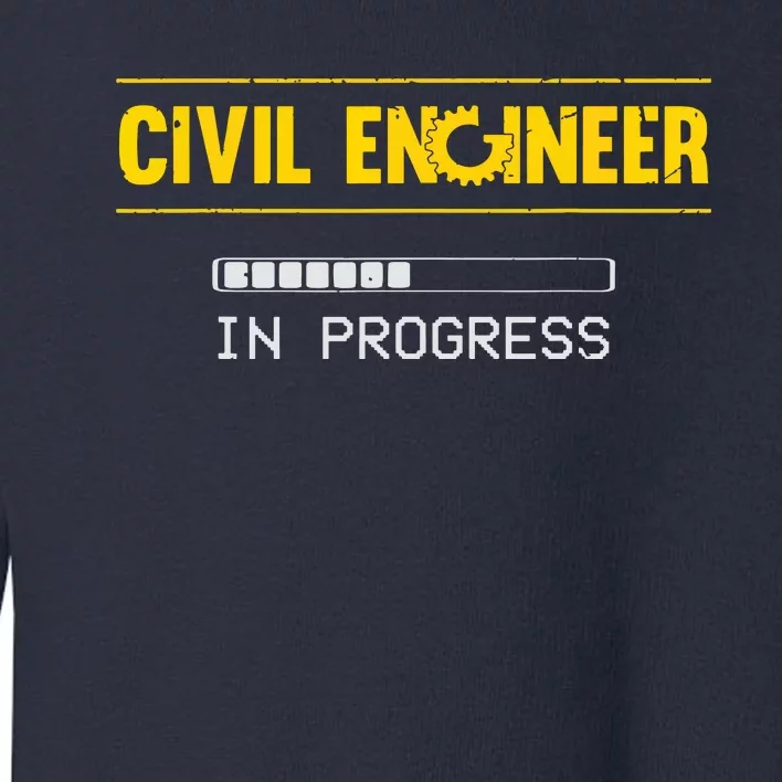 Funny Civil Engineer Engineering Gift Future Civil Engineer Toddler Sweatshirt