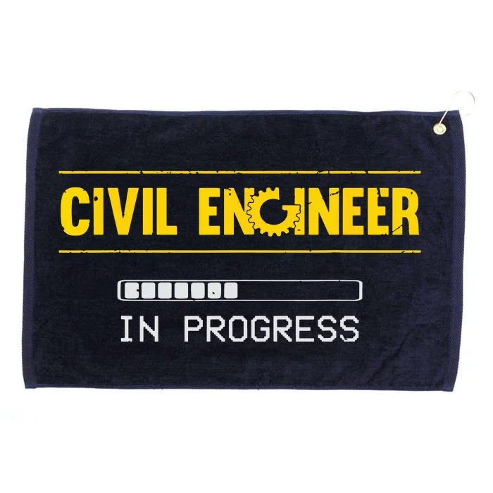 Funny Civil Engineer Engineering Gift Future Civil Engineer Grommeted Golf Towel