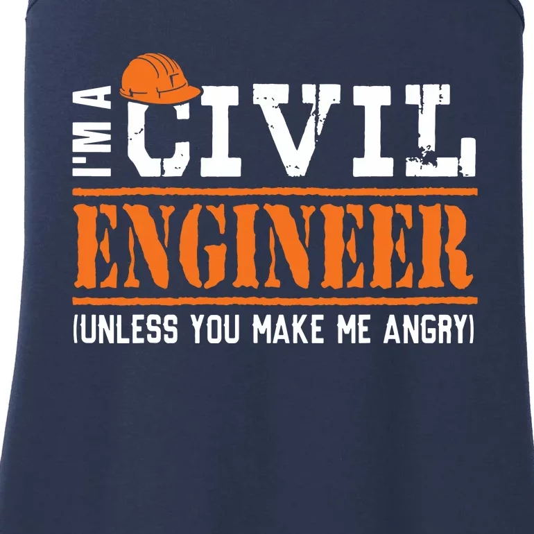 Funny Civil Engineers Im A Crazy Civil Engineering Ladies Essential Tank