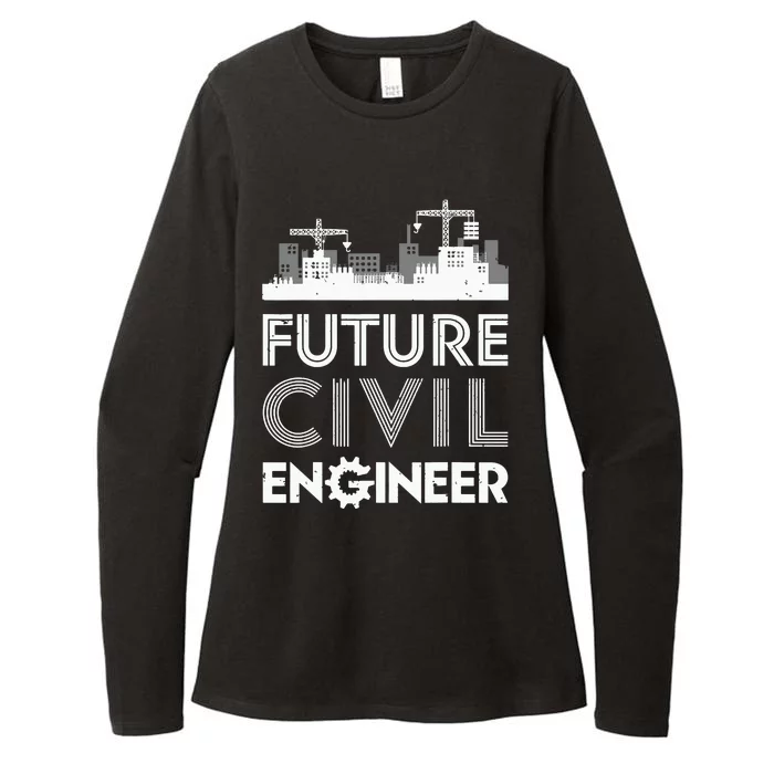 Future Civil Engineer Men Women Engineering Student Gifts Womens CVC Long Sleeve Shirt