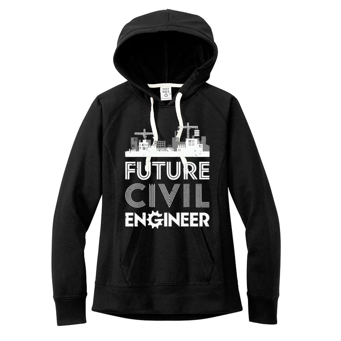 Future Civil Engineer Men Women Engineering Student Gifts Women's Fleece Hoodie