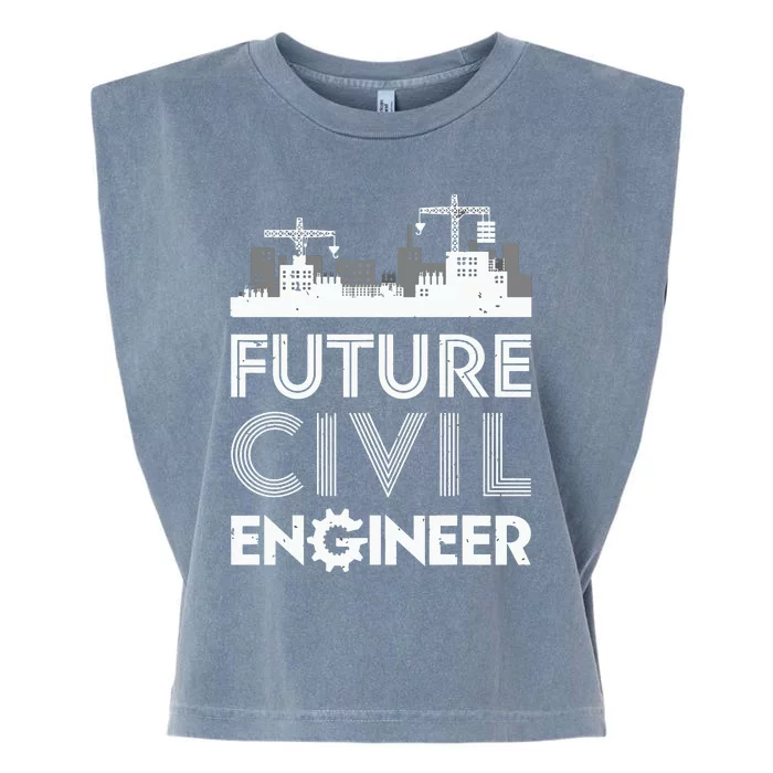 Future Civil Engineer Men Women Engineering Student Gifts Garment-Dyed Women's Muscle Tee