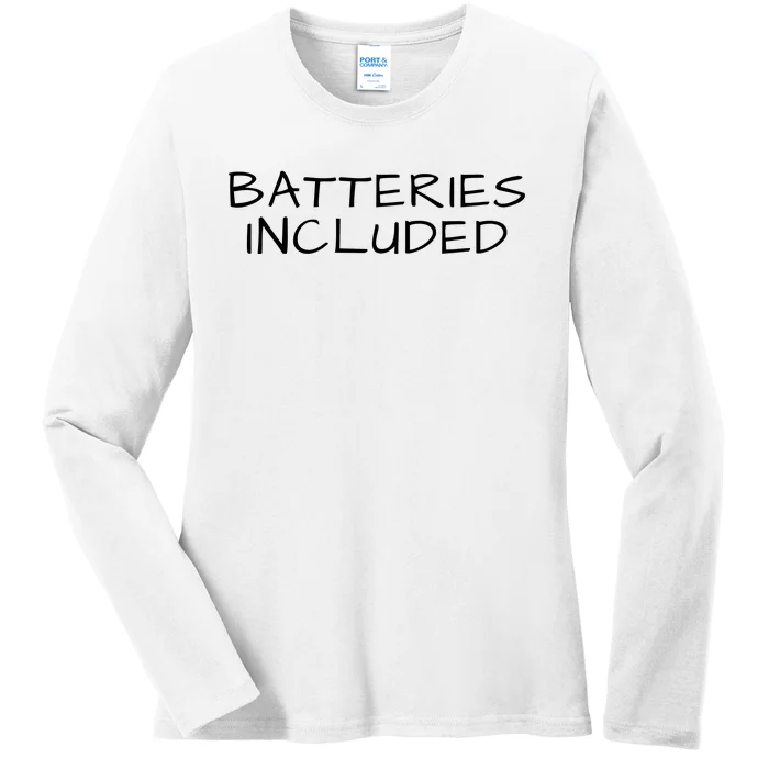 Fully Charged, Electric Powered Cars, Funny Electric Vehicle Ladies Long Sleeve Shirt