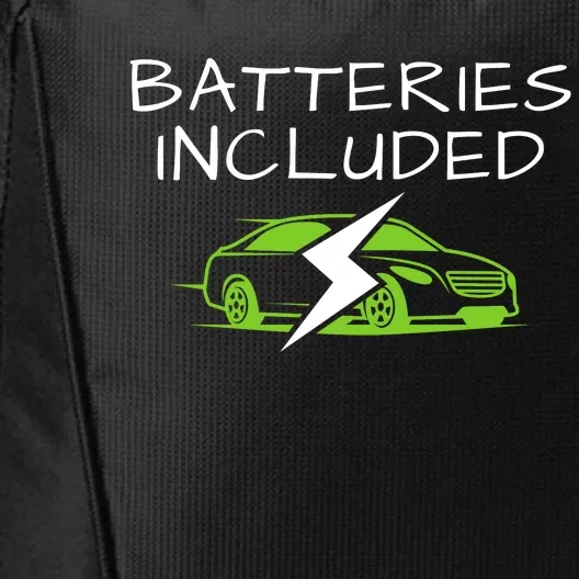 Fully Charged, Electric Powered Cars, Funny Electric Vehicle, EVs City Backpack