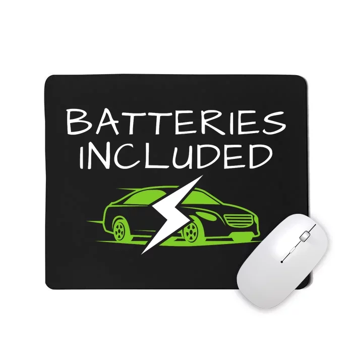 Fully Charged, Electric Powered Cars, Funny Electric Vehicle, EVs Mousepad